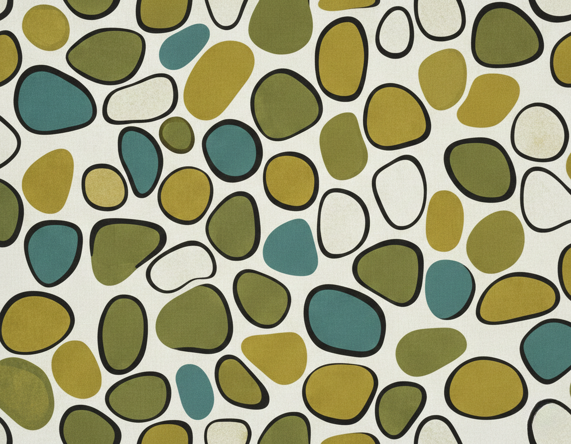 Retro Pebble Seamless Pattern