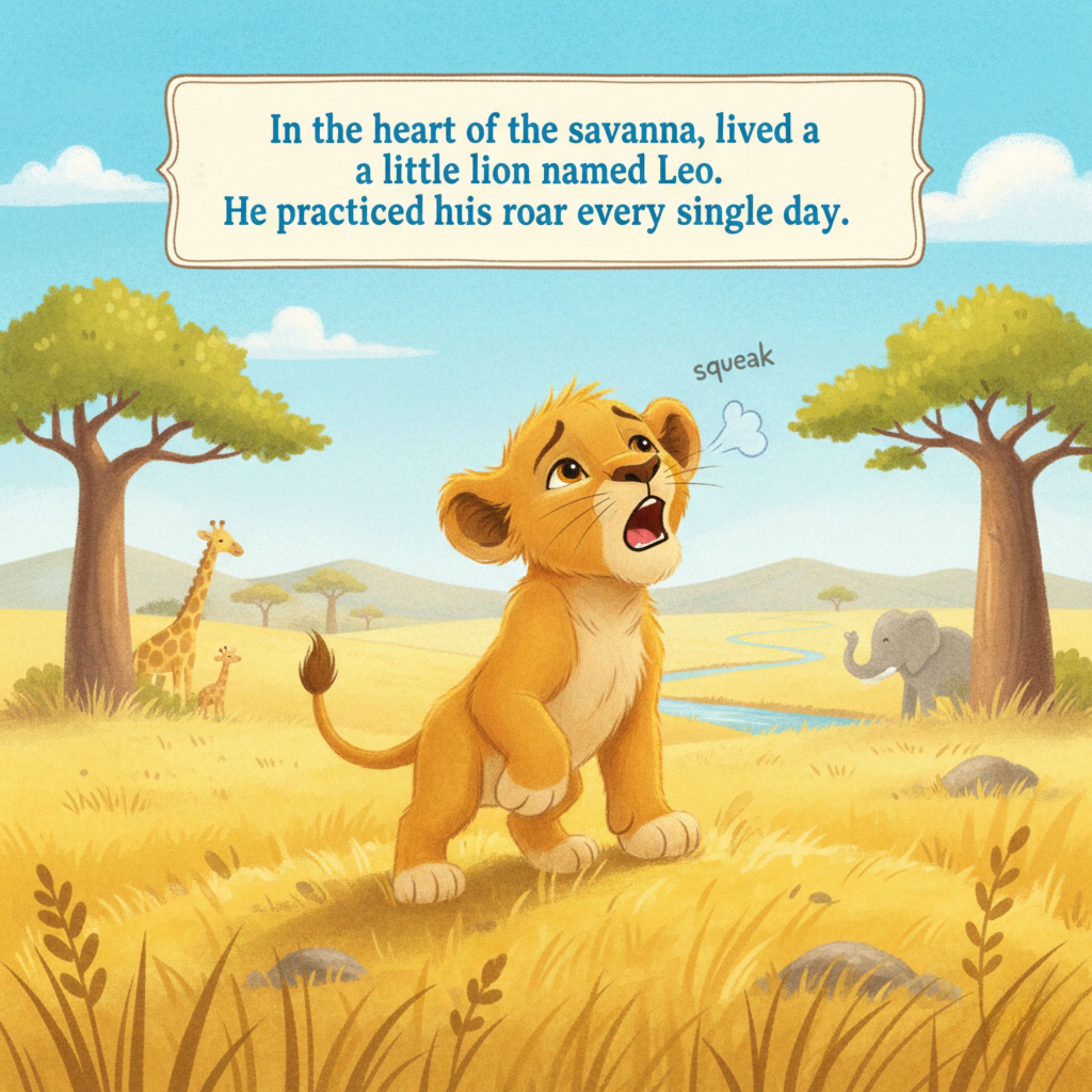 Leo the Lion Who Lost His Roar
