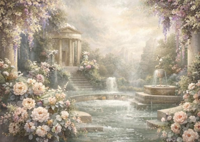 Enchanted Garden Digital Art