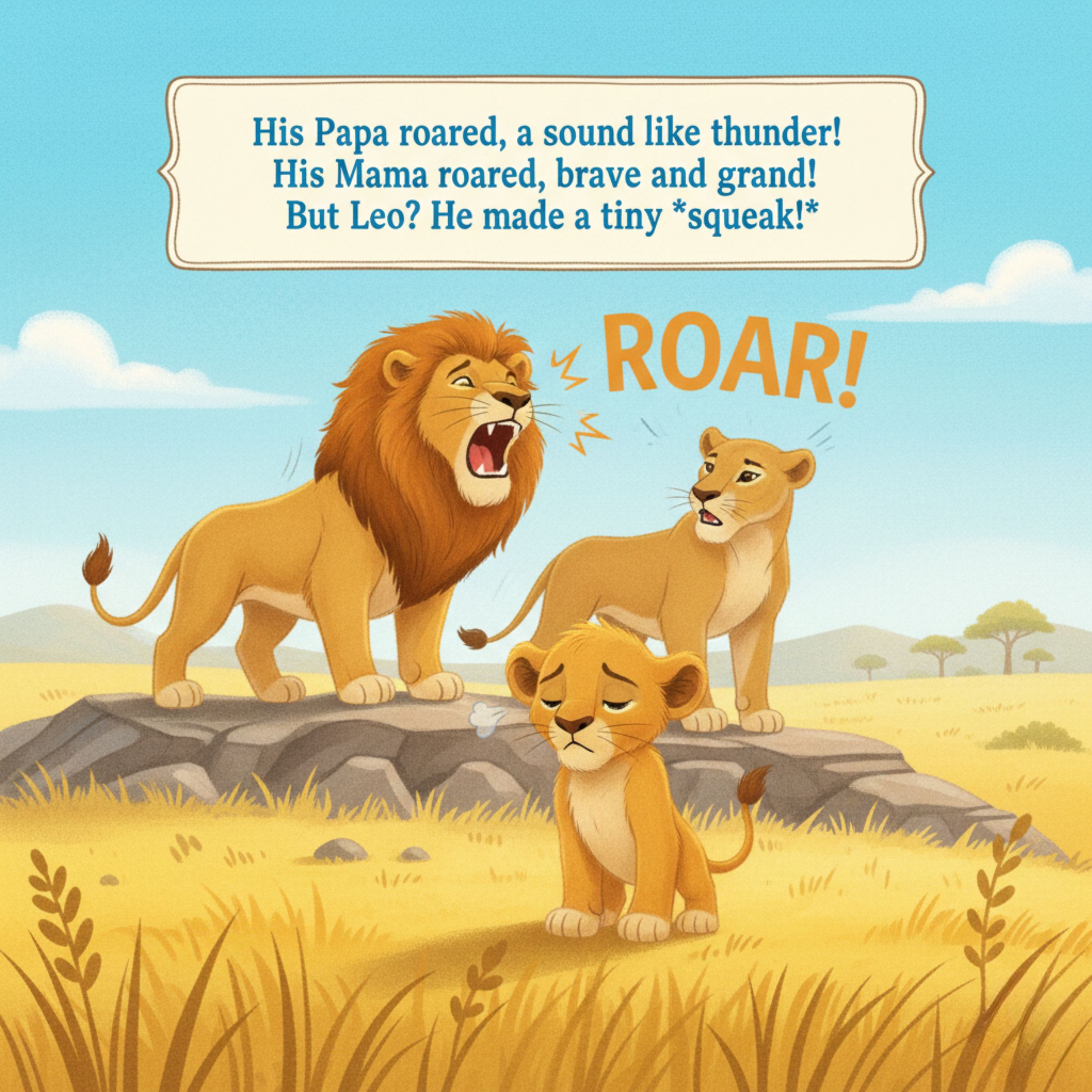 Leo the Lion Who Lost His Roar