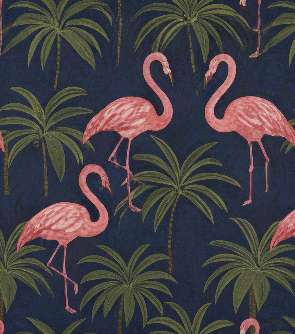 Tropical Flamingo Pattern