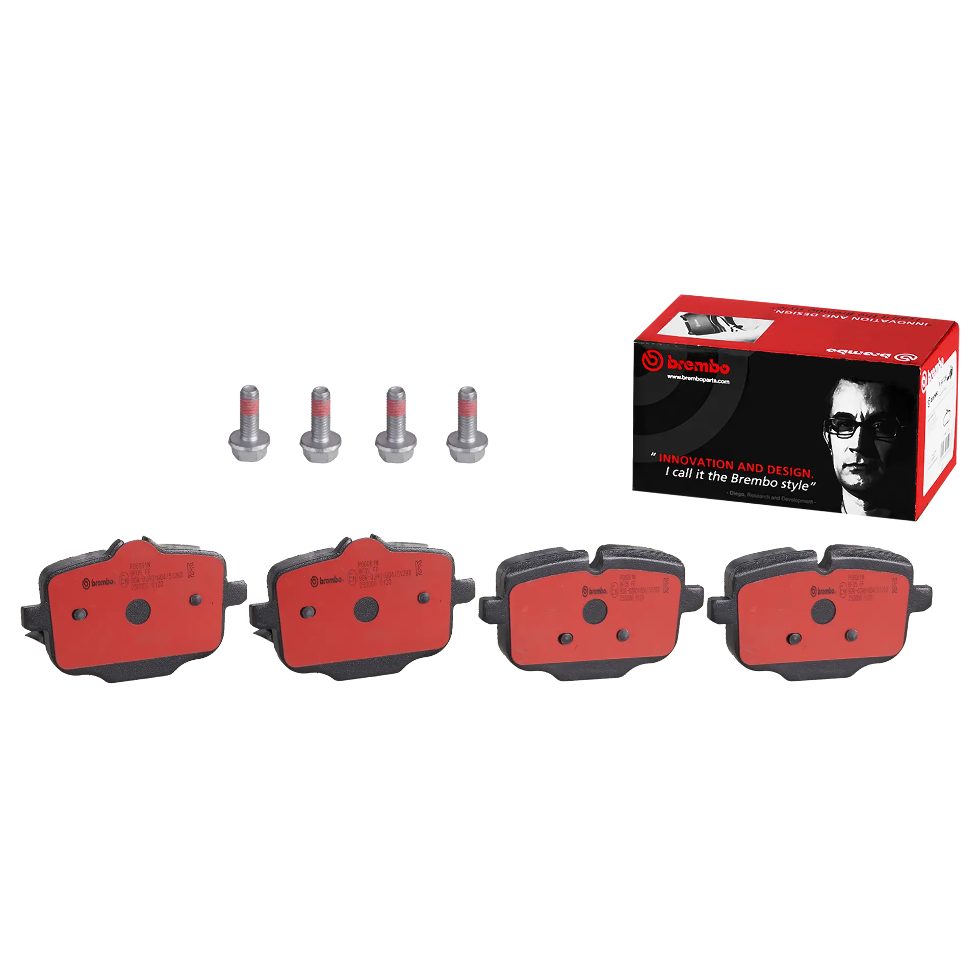 Pastilha Freio Traseira Cerâmica Brembo Bmw Serie5/6 - P06061N