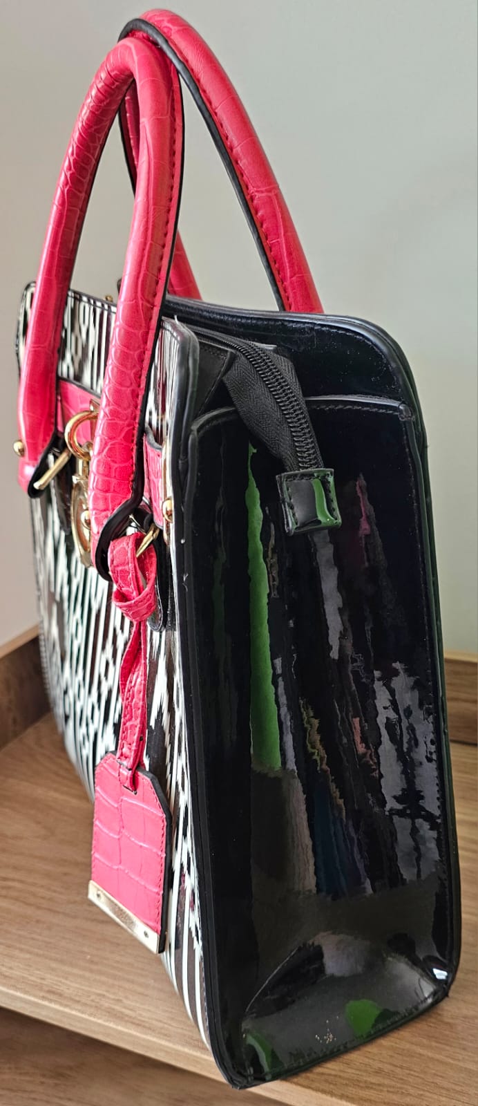 Matalan Women’s Bag – Pink and Black