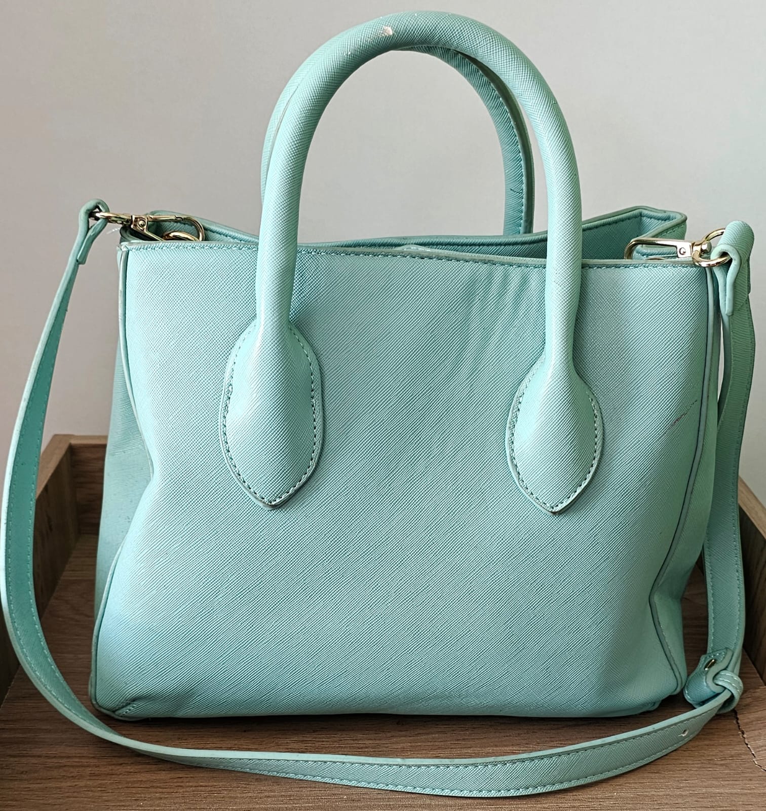 Zara Women’s Bag – Cyan