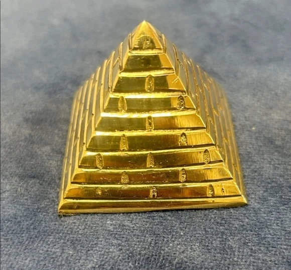Golden Pyramid Decor