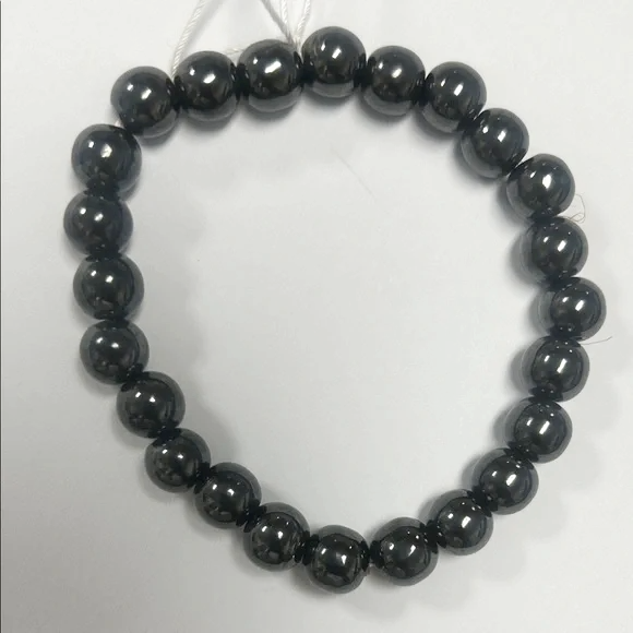 Hematite Bead Bracelet