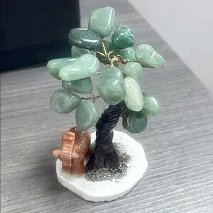 Green Aventurine Gemstone Tree