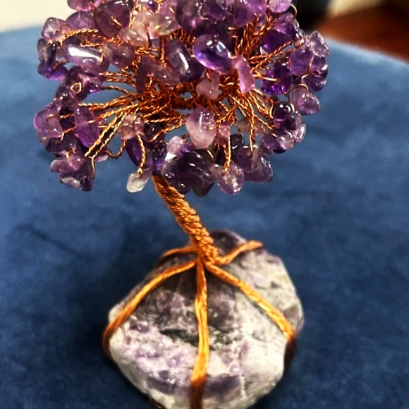 Amethyst Gemstone Tree