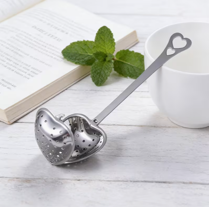 Heart-to-Heart Stainless Steel Infuser Spoon
