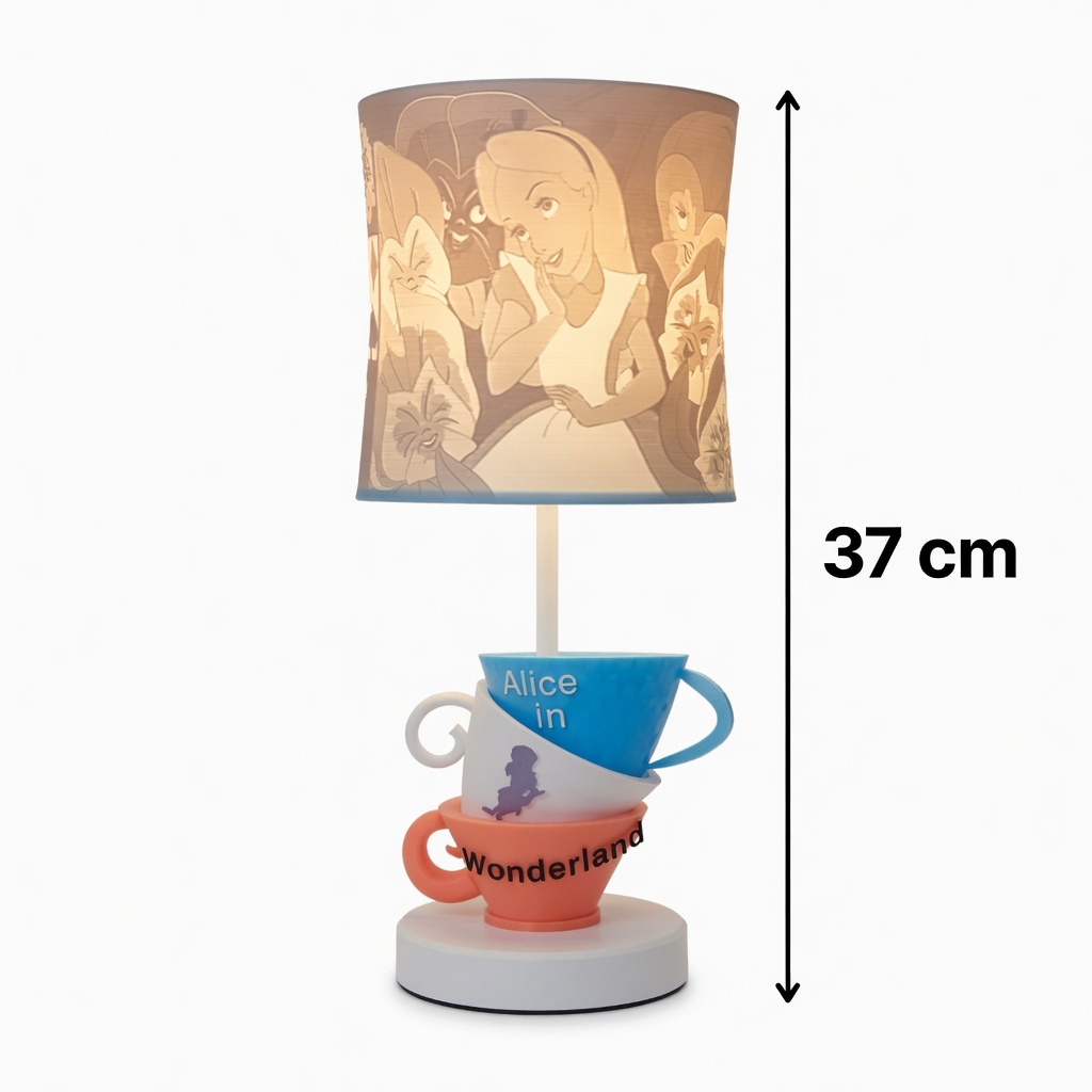 Alice in Wonderland Teacup Lamp