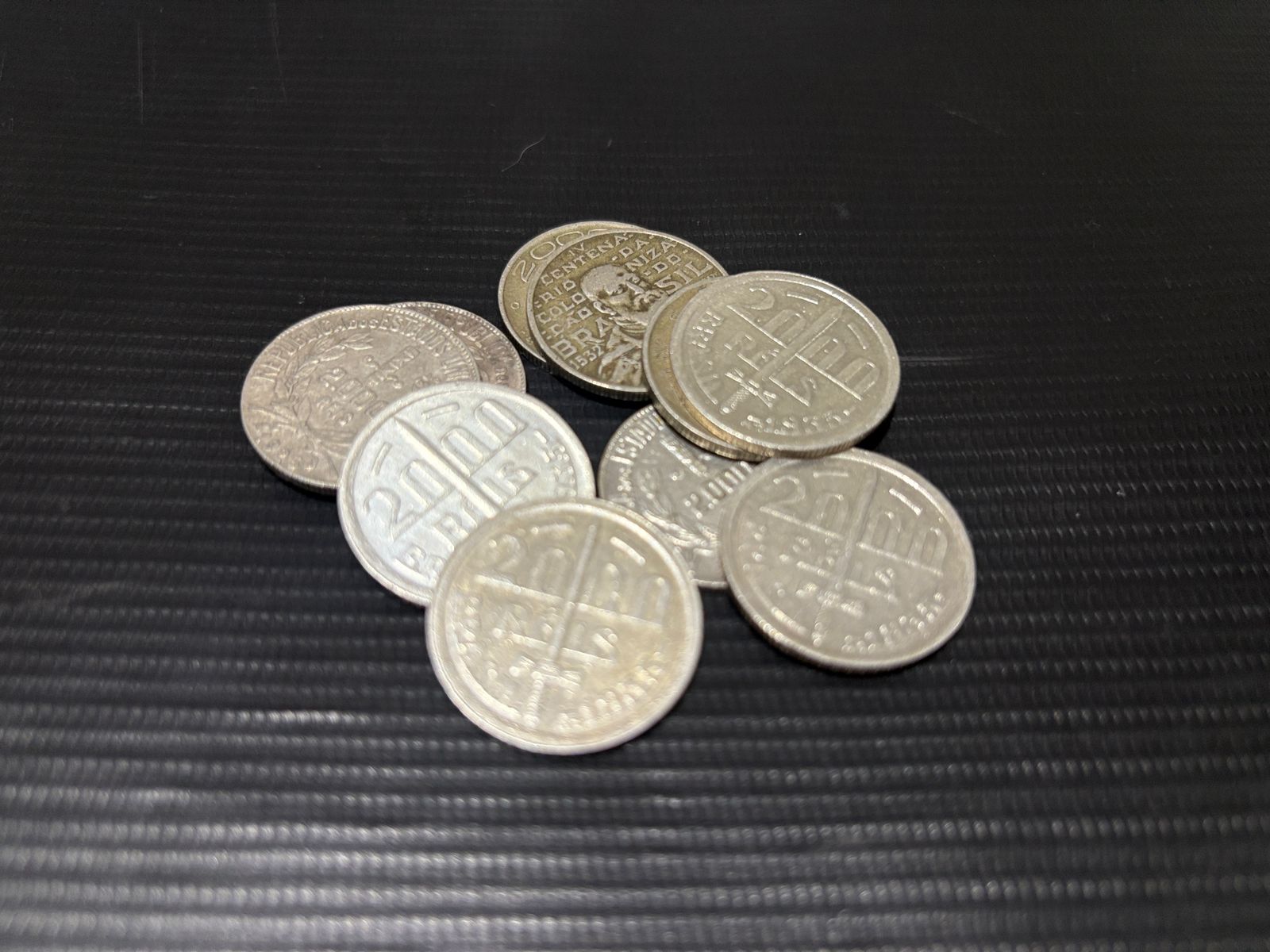 Moedas Antigas de Prata 500 - Preço por grama