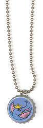 Swallow Tweet Retro Bird Bottle Cap Necklace