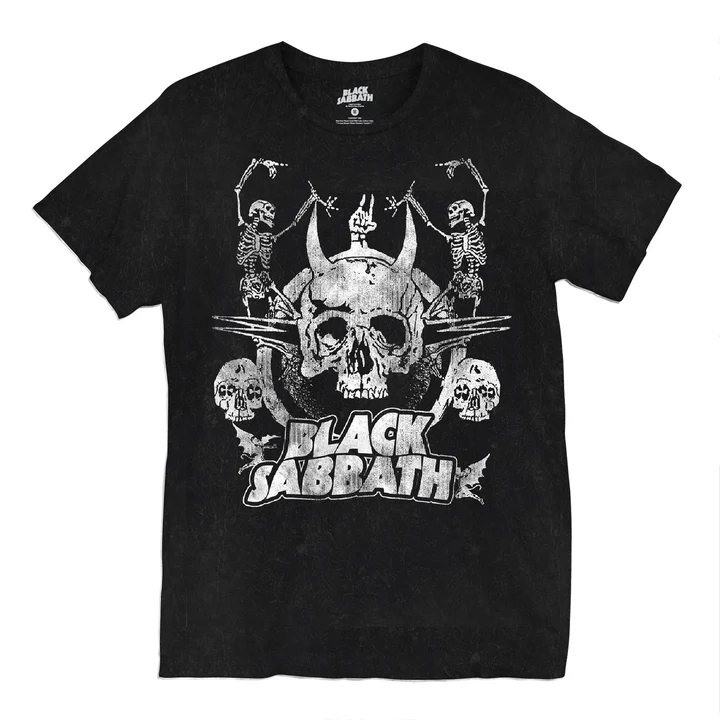 Black Sabbath T-Shirt  Throwback Rock Tee