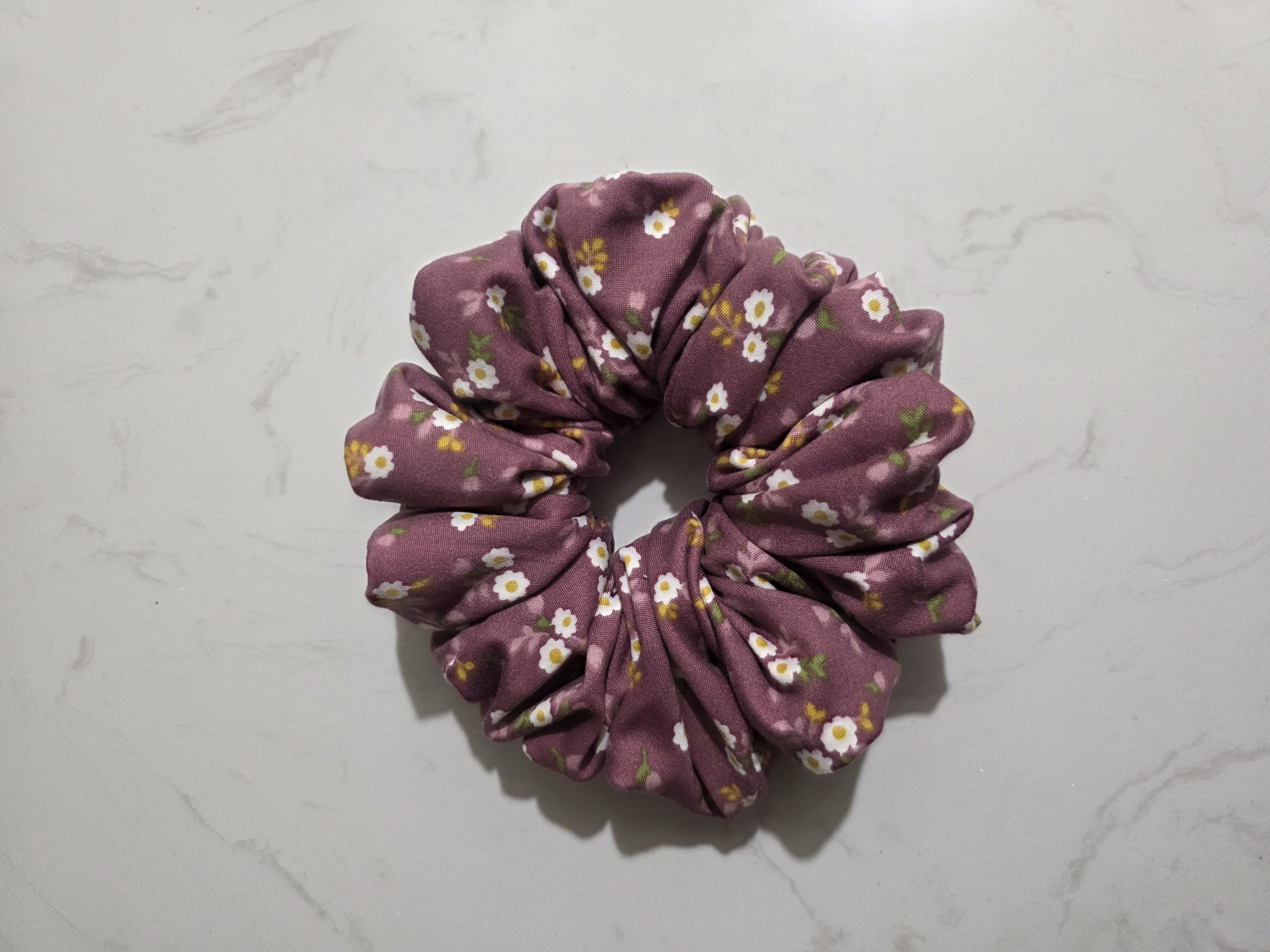 Floral Fabric Scrunchies