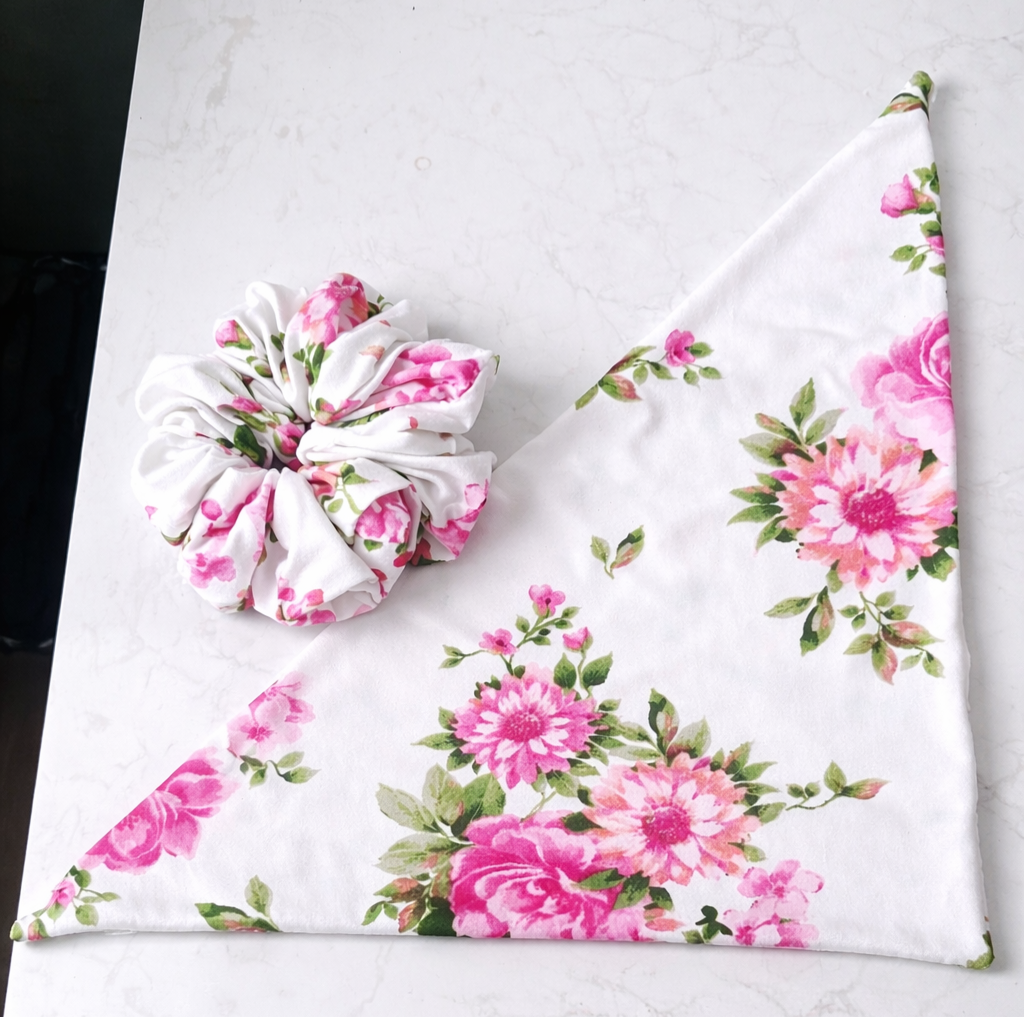 Floral Bandana & Scrunchie Set
