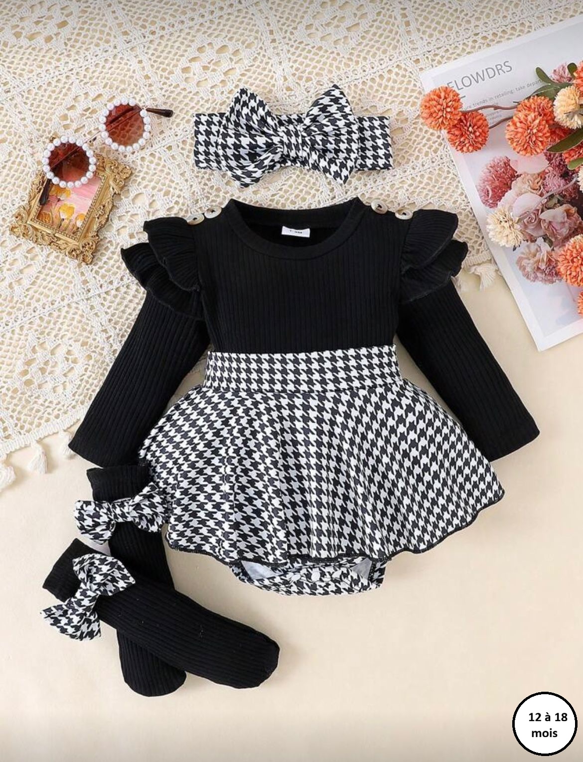 Ensemble Bébé Noir & Blanc