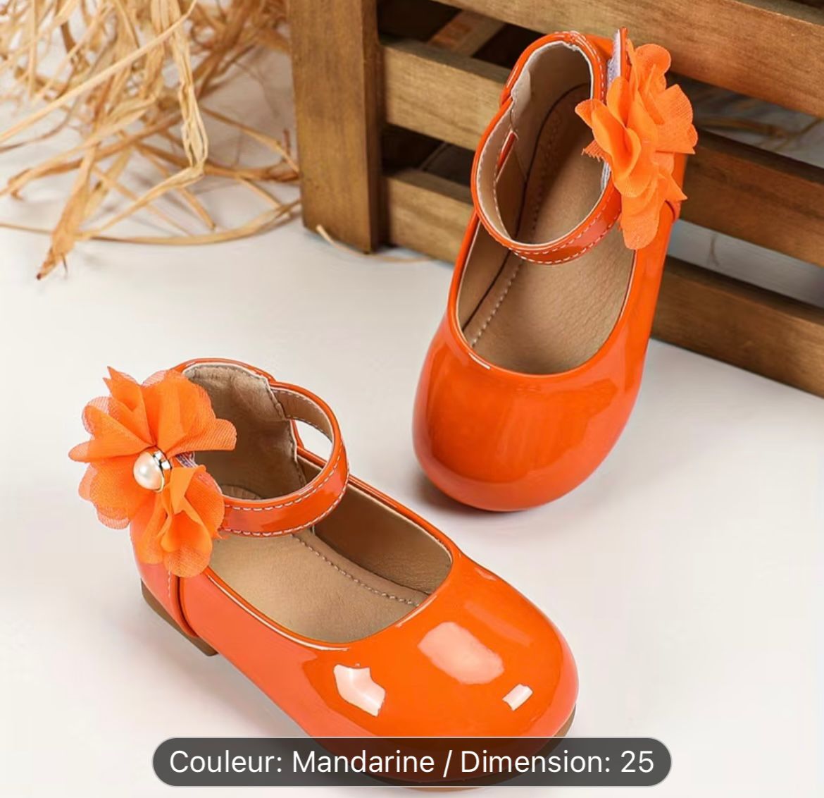Ballerines Mandarine Fille