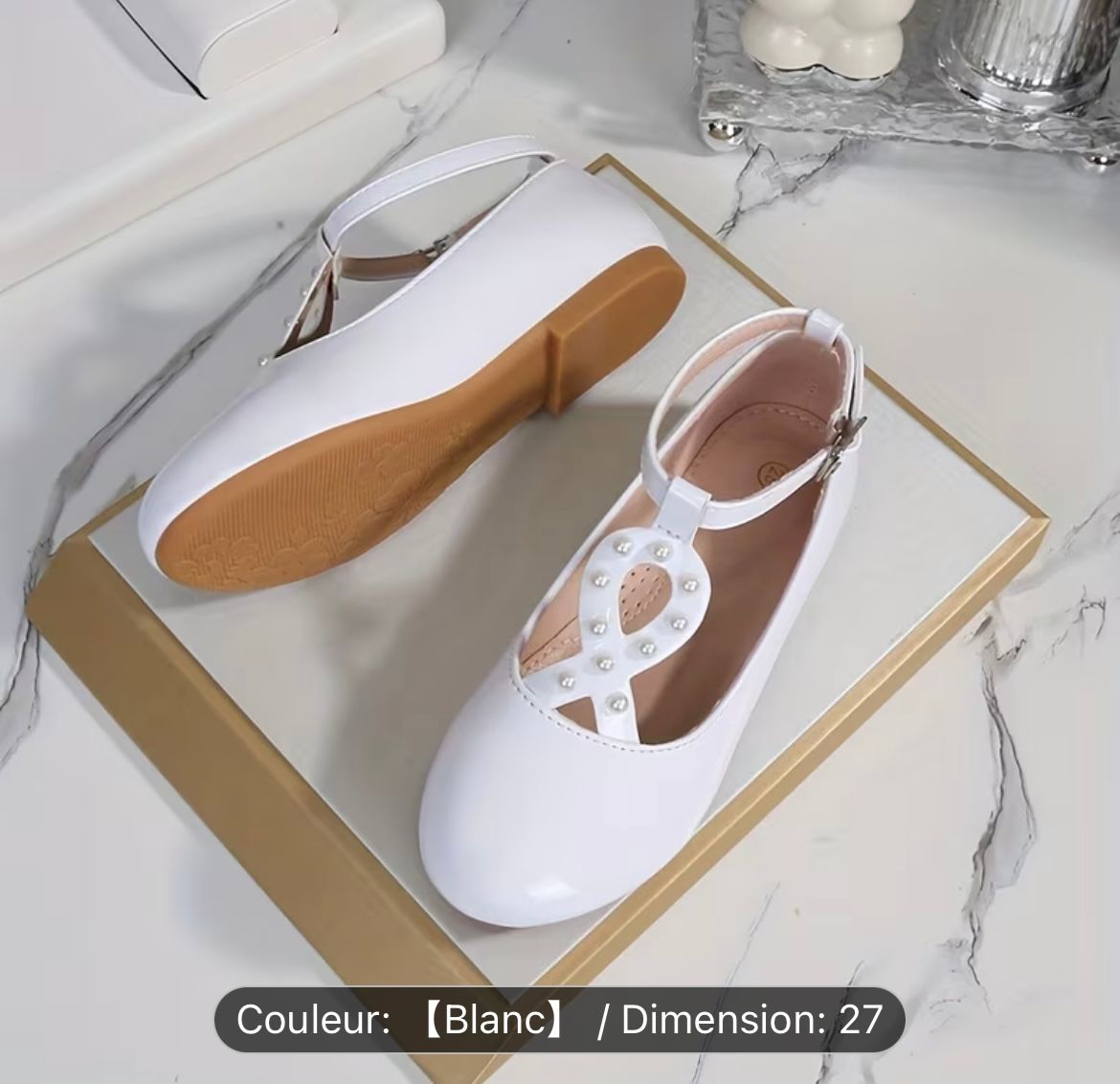 Chaussures fille blanches