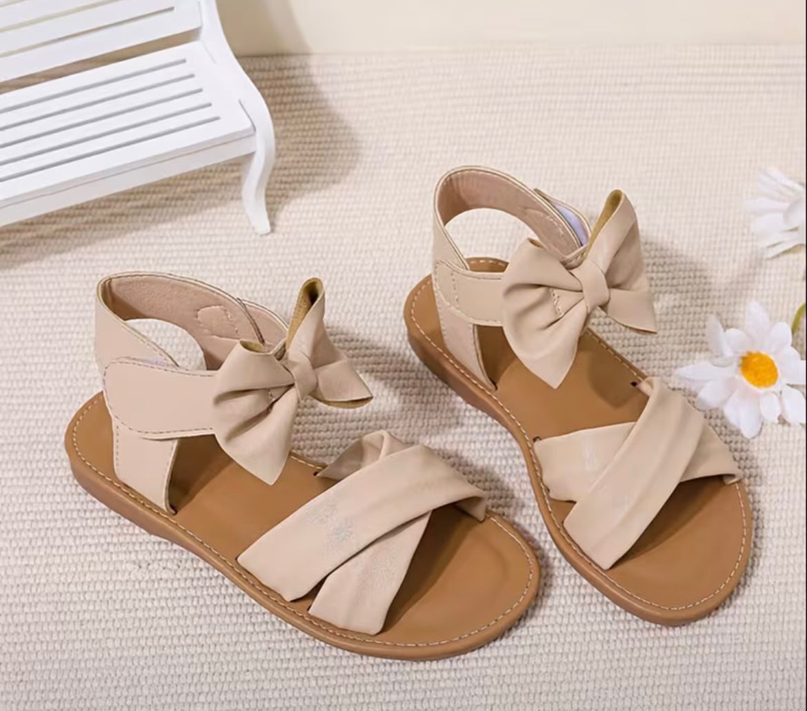 Sandales pour fille avec nœud