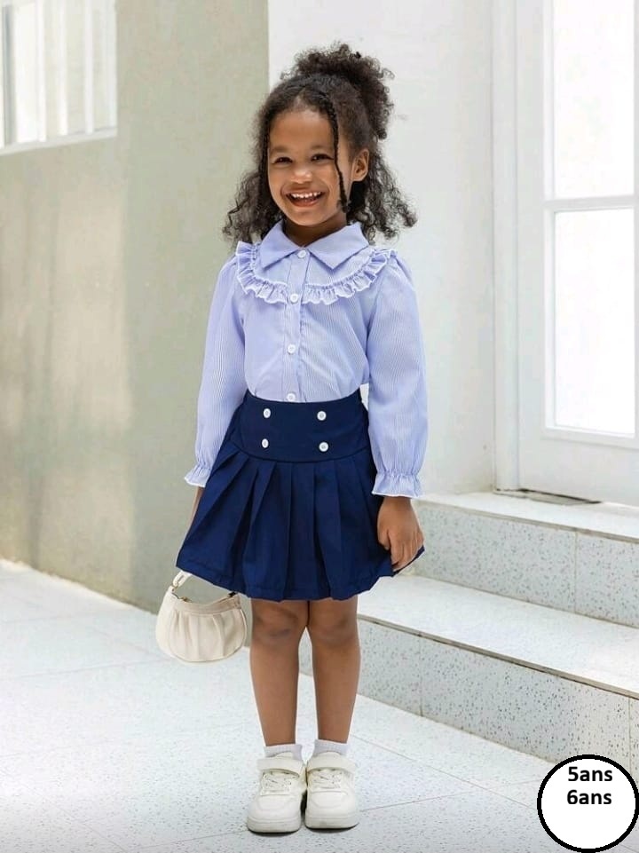 Ensemble d’uniformes scolaires classiques pour filles