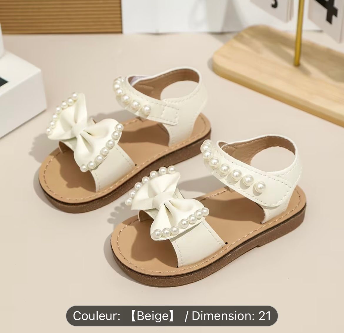 Sandales Bébé Perle