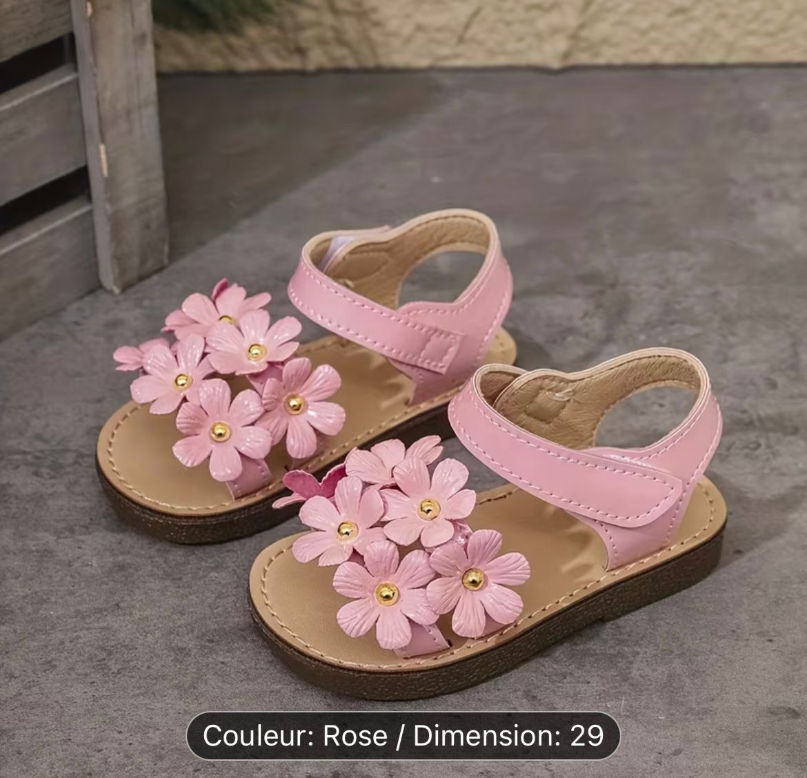 Sandales Fleurs Enfant
