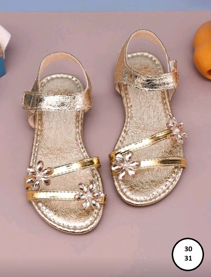 Sandales Fille Dorées