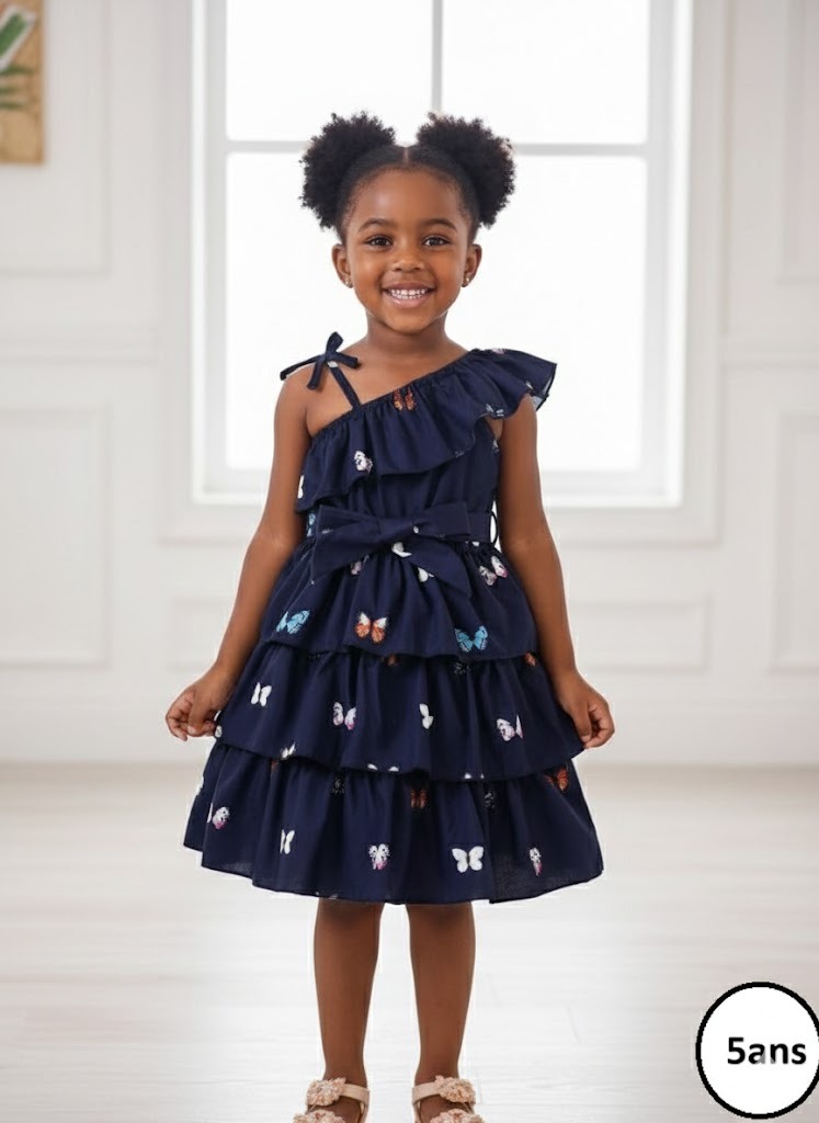 Robe Volants Papillons