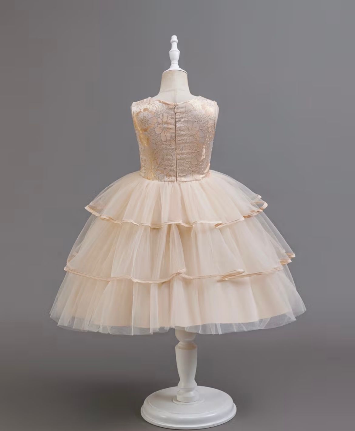 Robe de cérémonie enfant ivoire