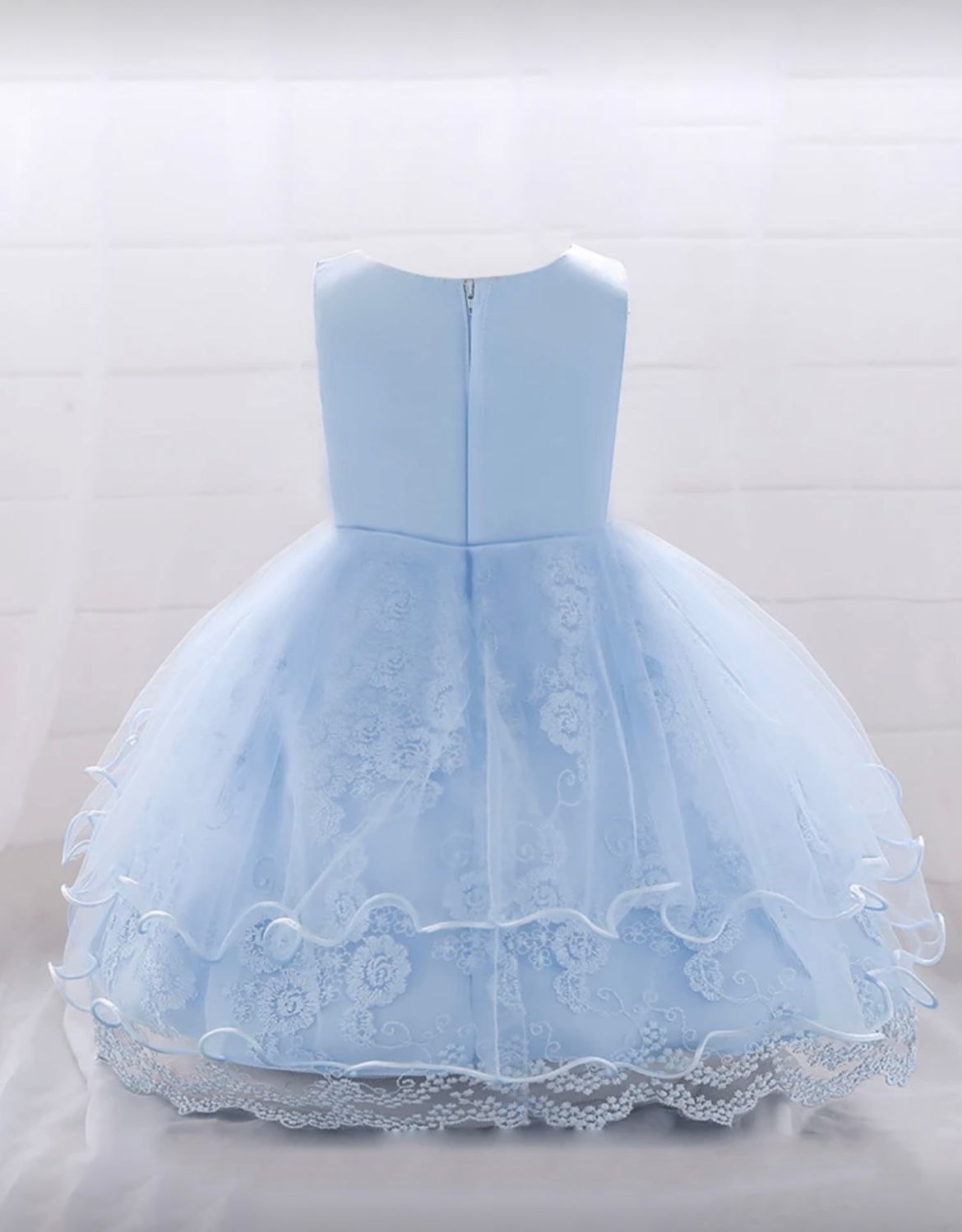 Robe de princesse bleu pour fille