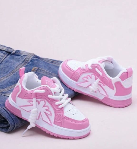 Baskets roses enfant pour fille