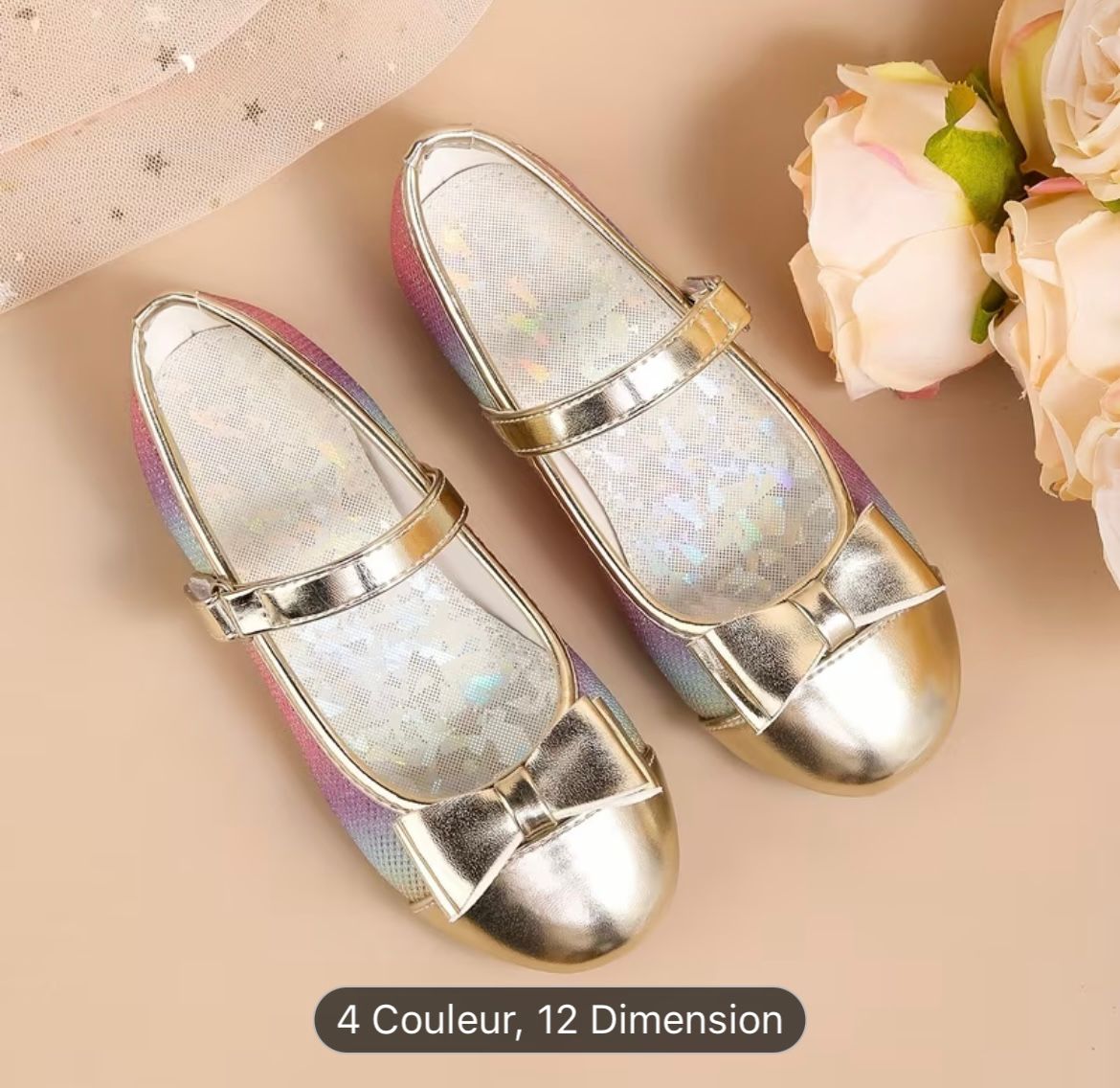 Ballerines Arc-en-ciel pour Enfant