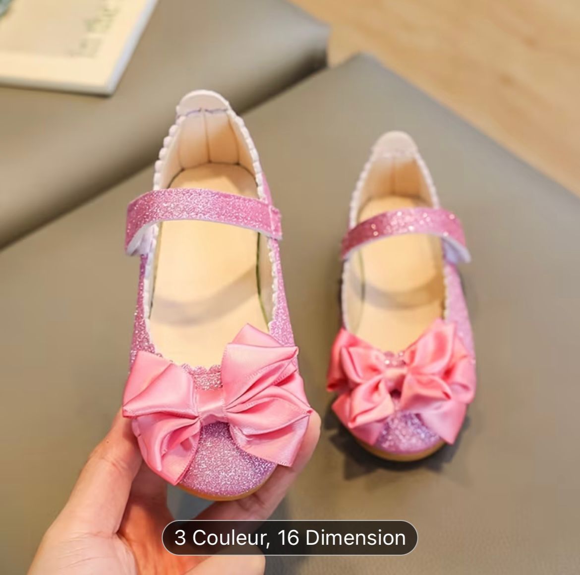 Chaussures bébé pailletées