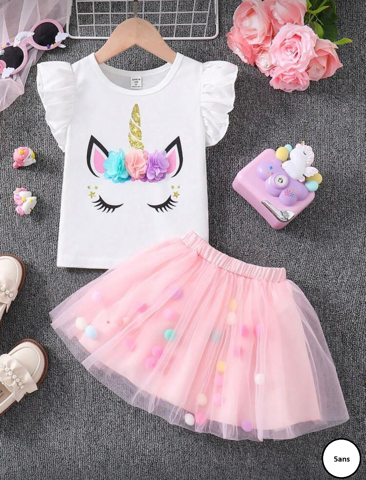 Ensemble Licorne Fille