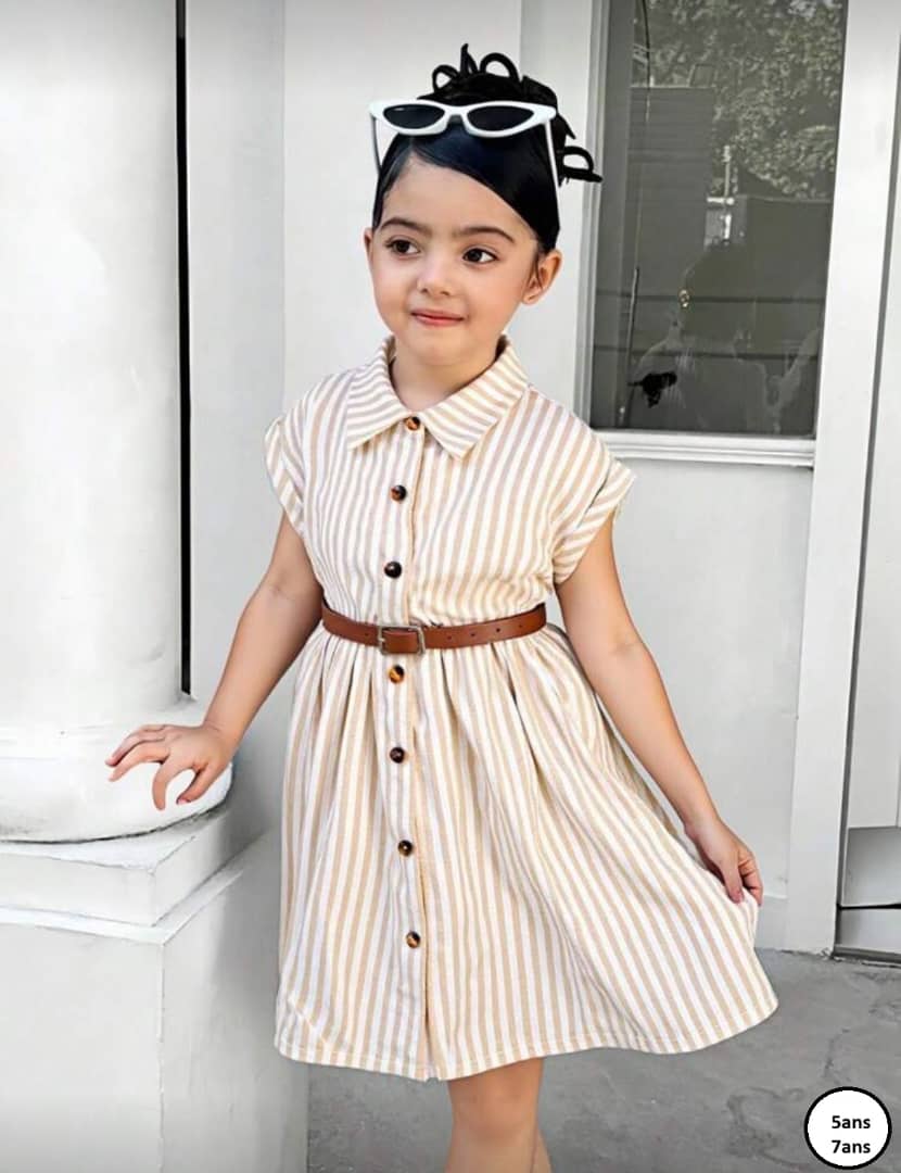 Robe à rayures pour enfant