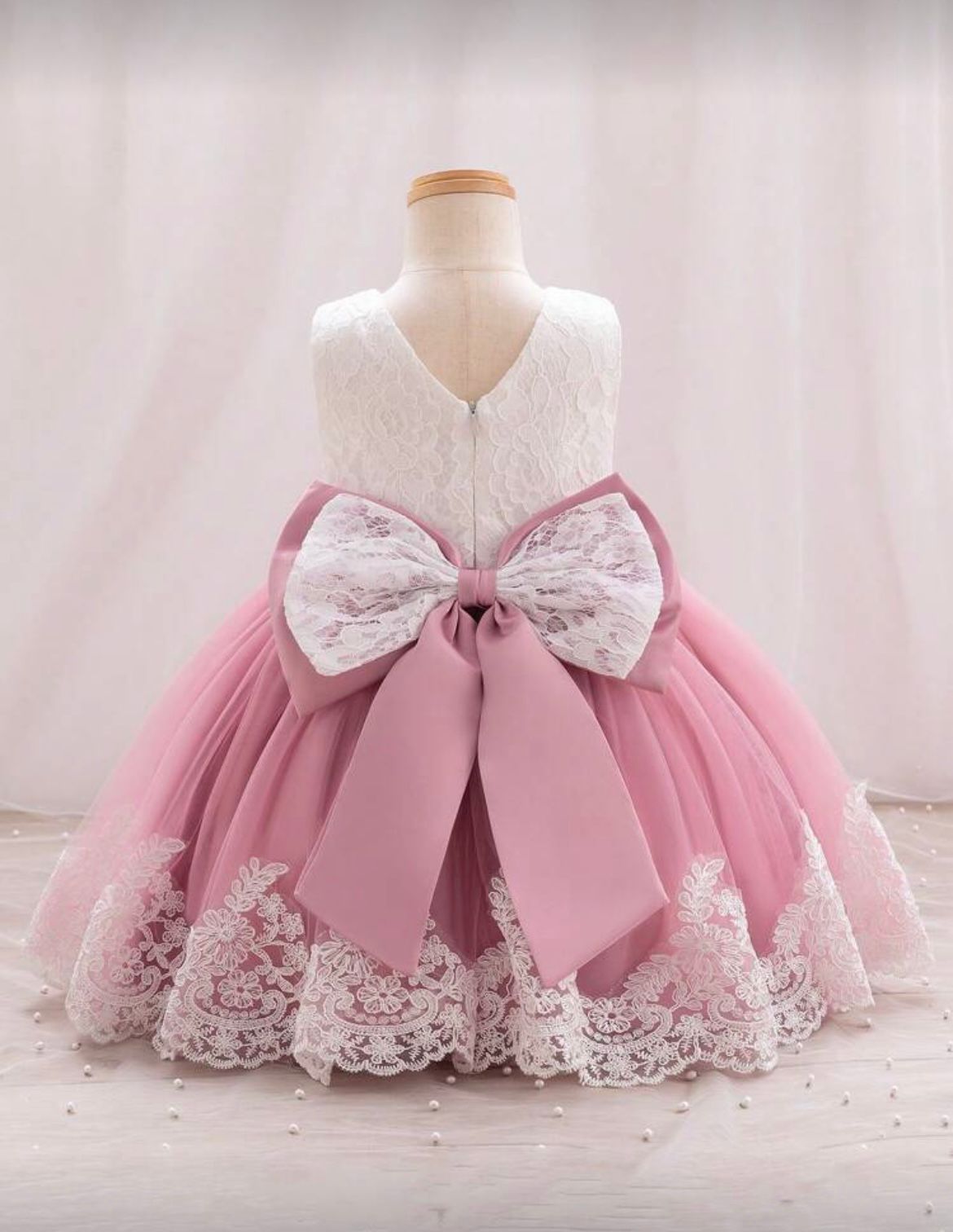 Robe de Fête Enfant Rose