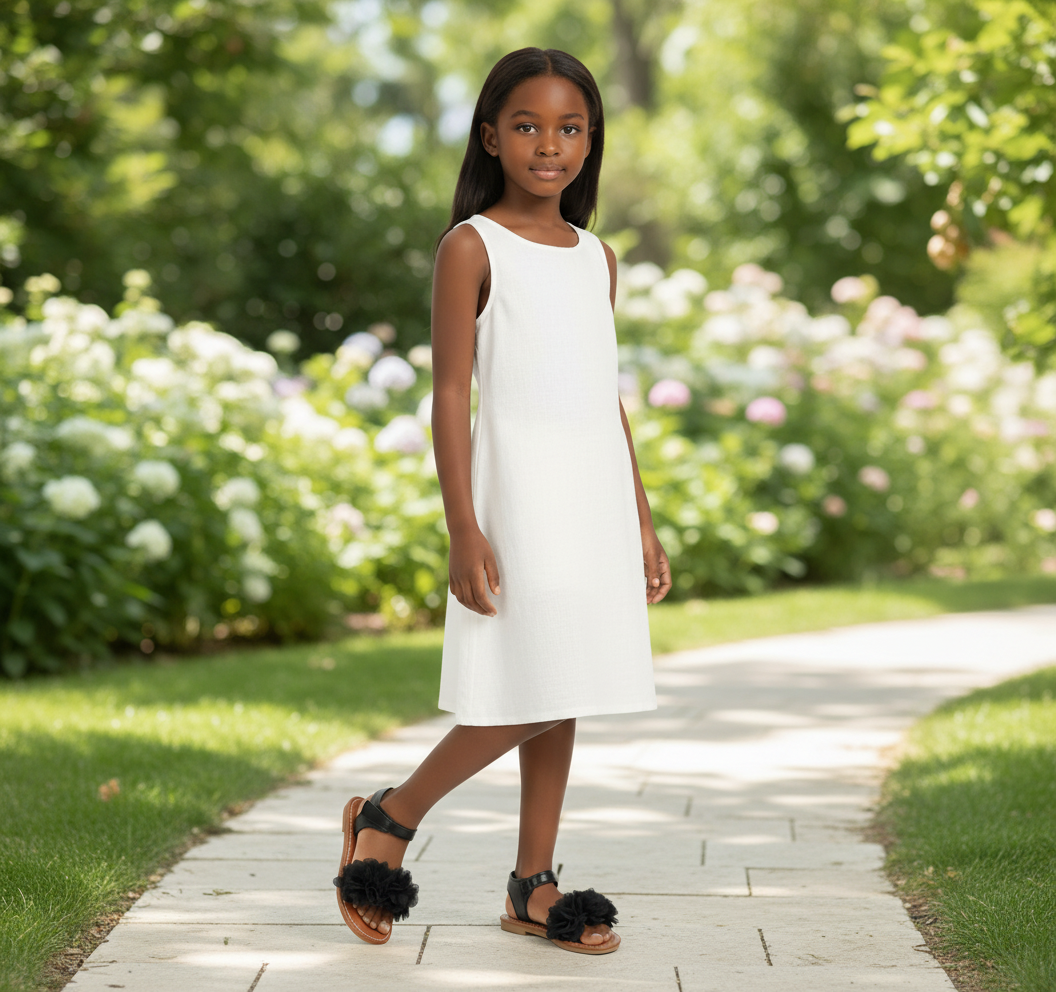 Sandales Fleurs Noires