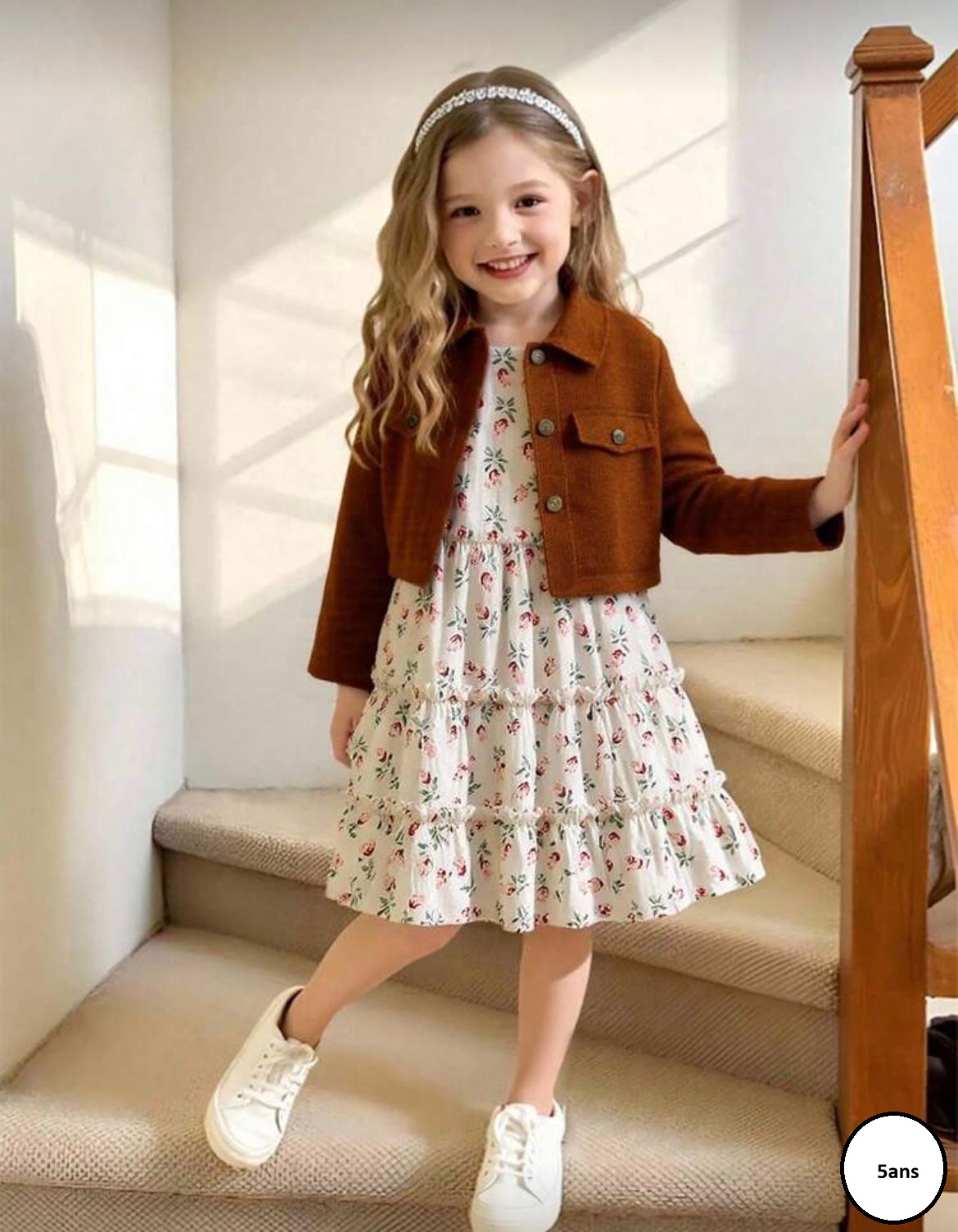 Robe florale enfant