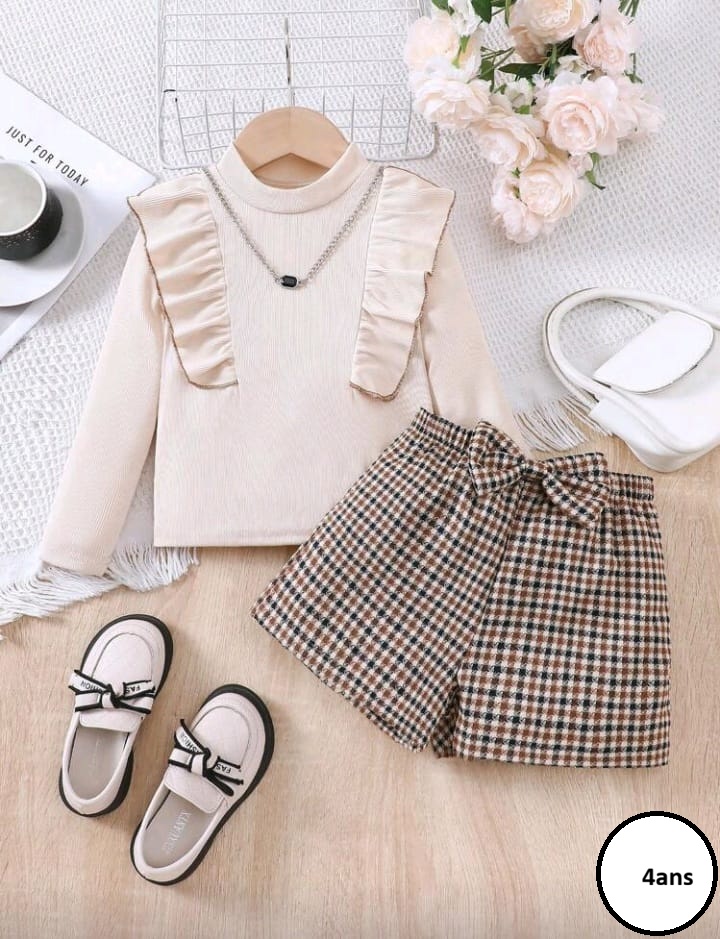 Ensemble Fille Élégant 4 Ans