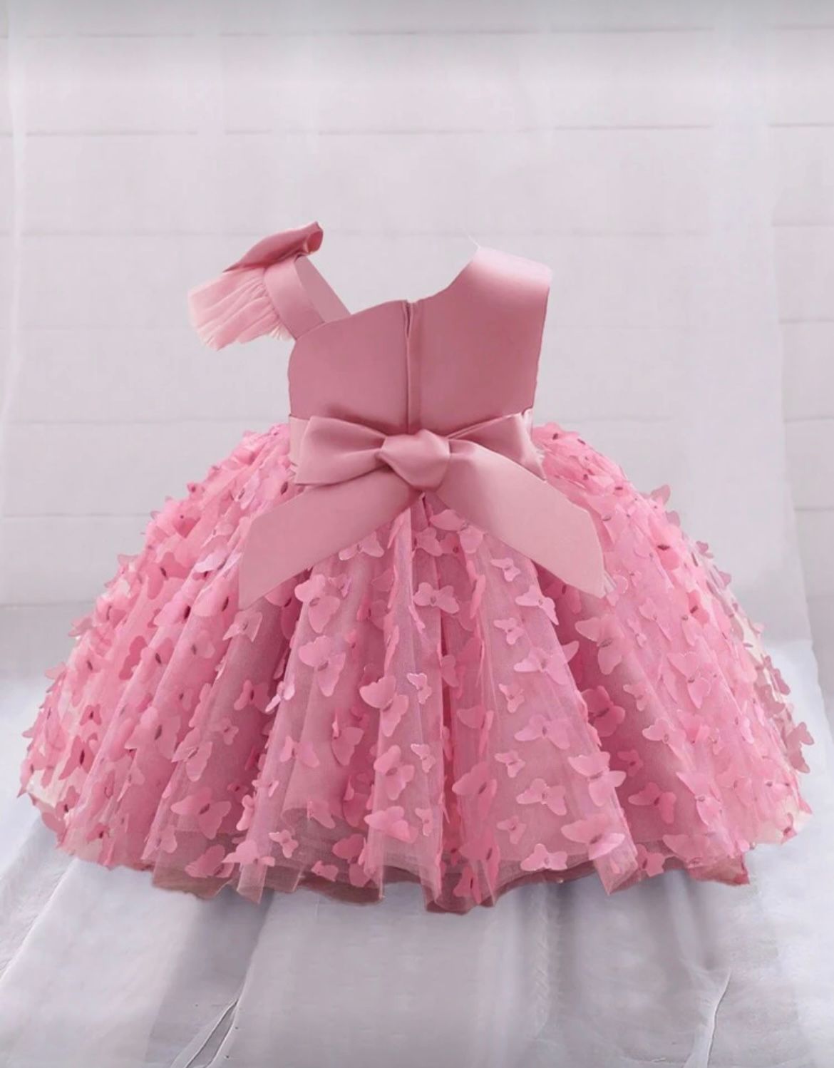 Robe de fête bébé rose