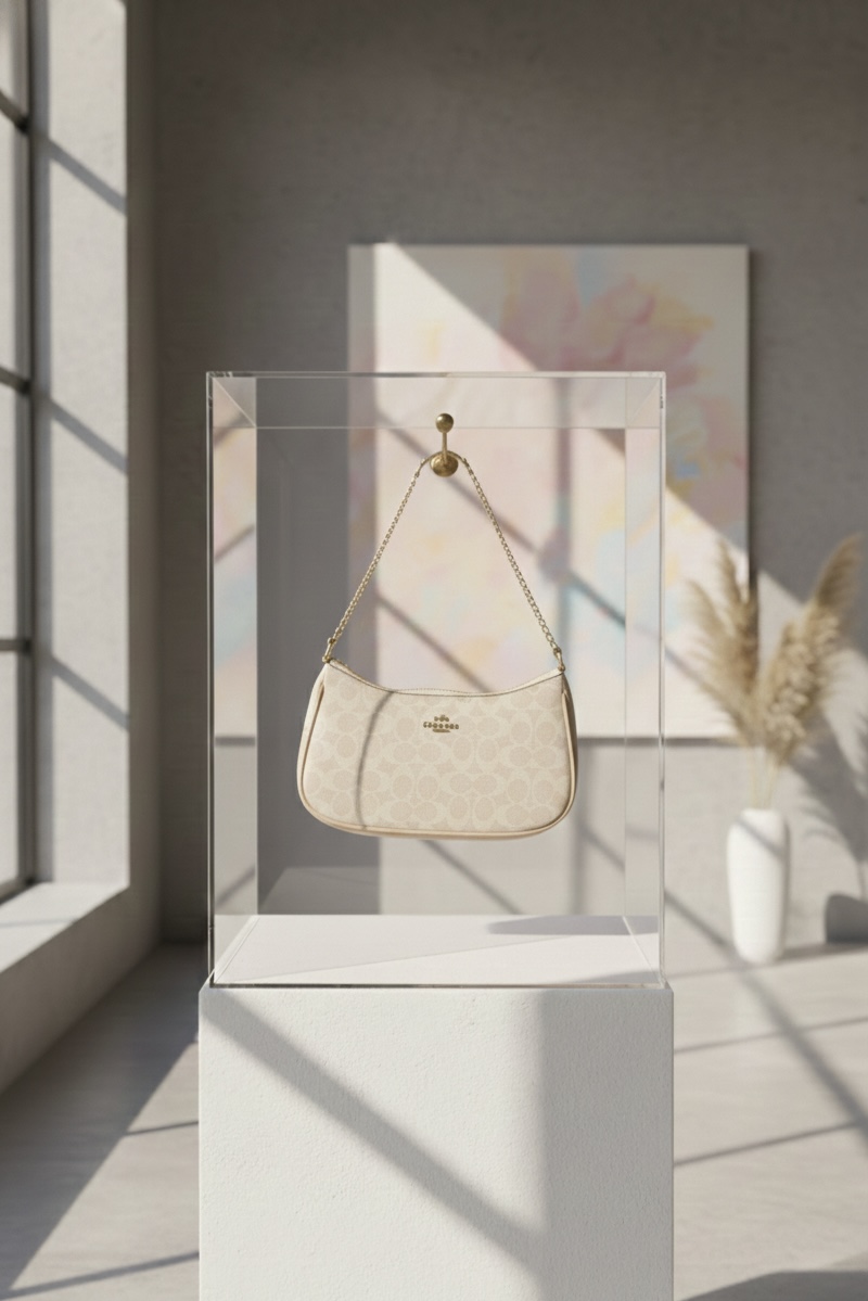 Coach Beige Shoulder Bag