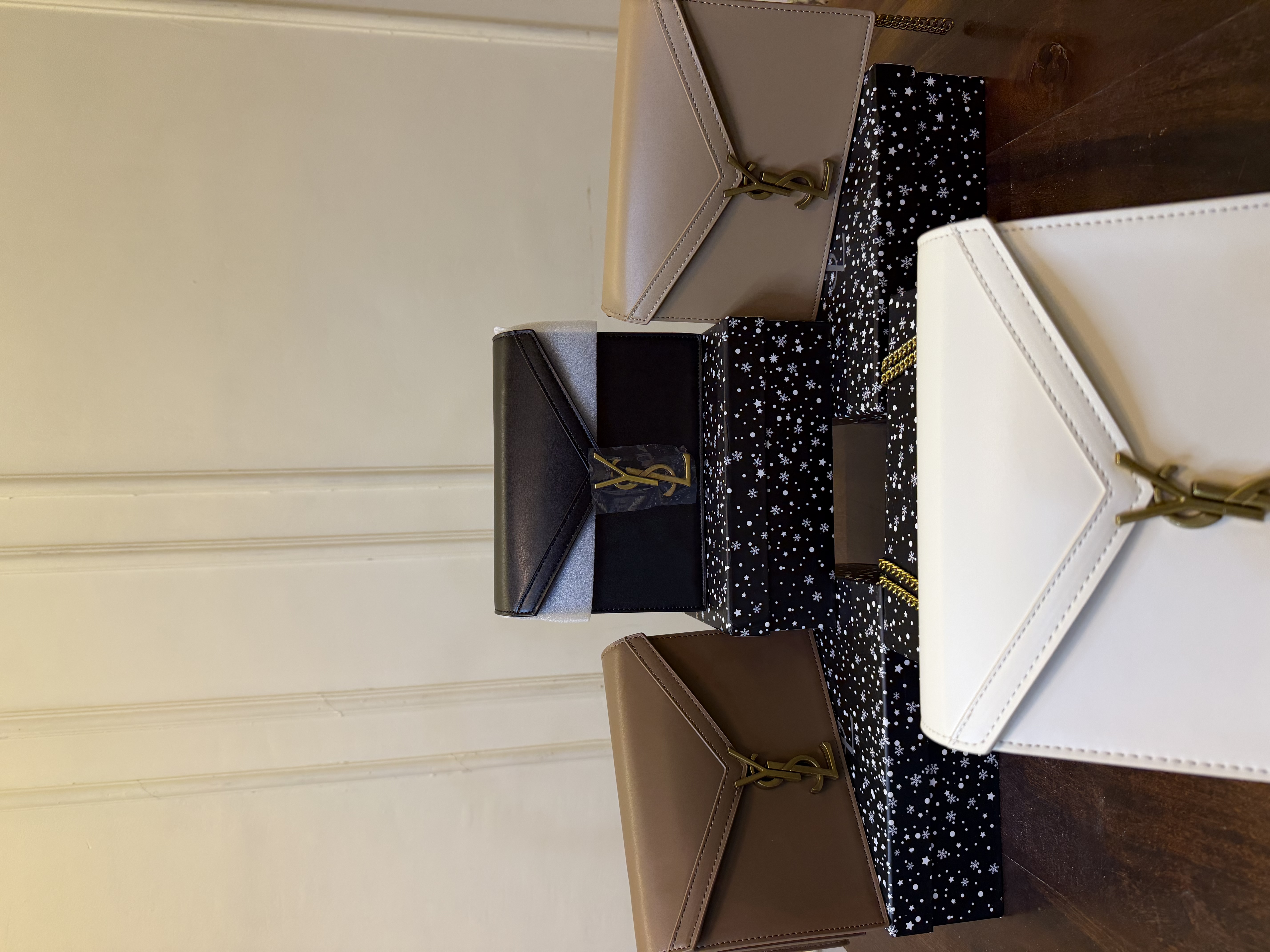 YSL Envelope Leather Sling