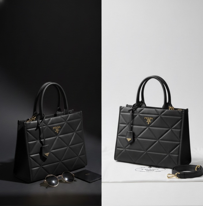 Prada Quilted Leather Tote