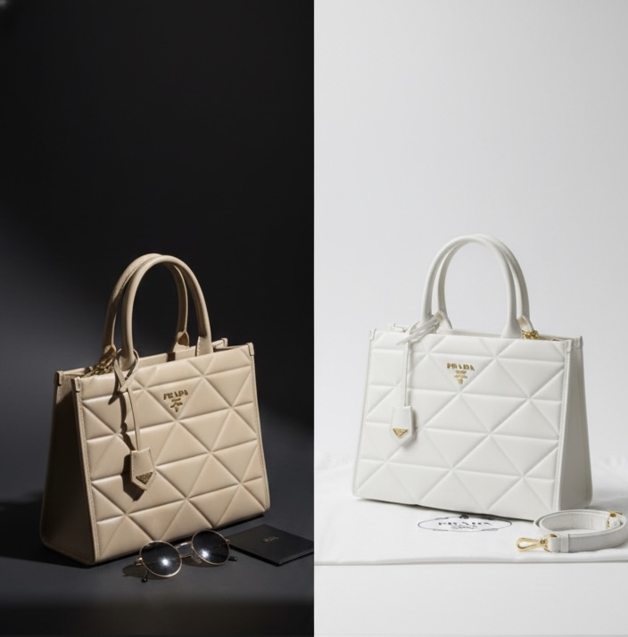 Prada Quilted Leather Tote