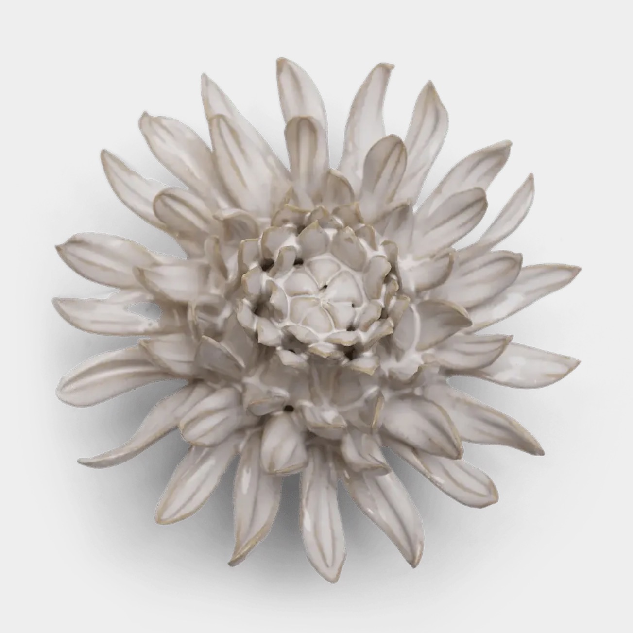Porcelain Spider Mum Wall Decor