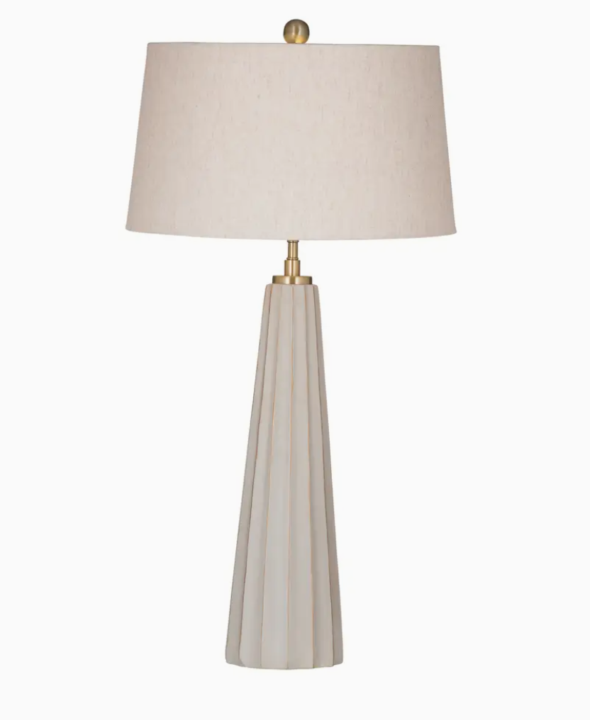 Modern Fluted Wythe Table Lamp