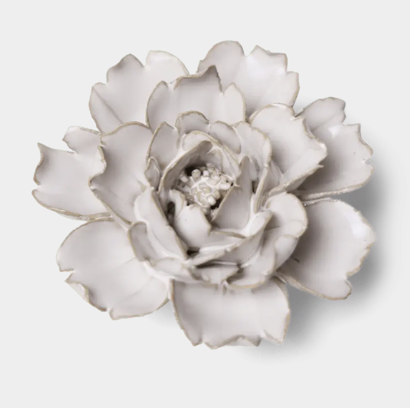 Ceramic Rose Decorative Accent