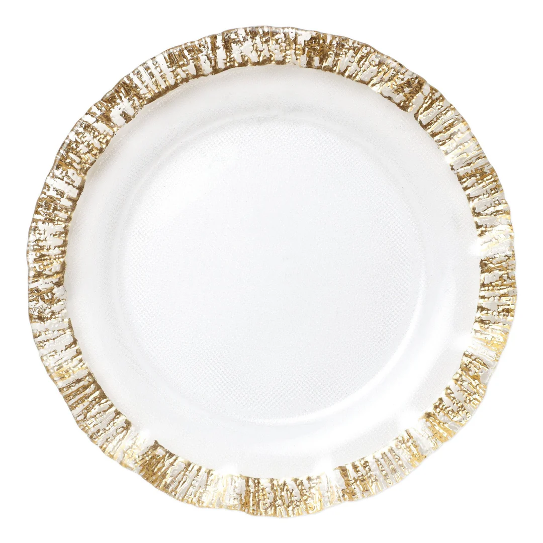 Vietri Rufolo Glass Serving Plate/Charger