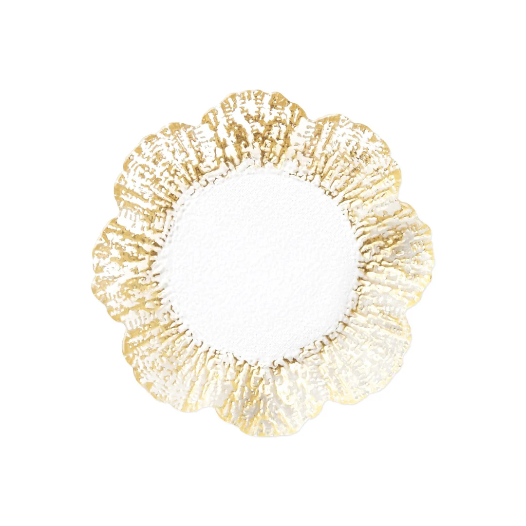 Vietri Rufolo Glass Canapé Plate