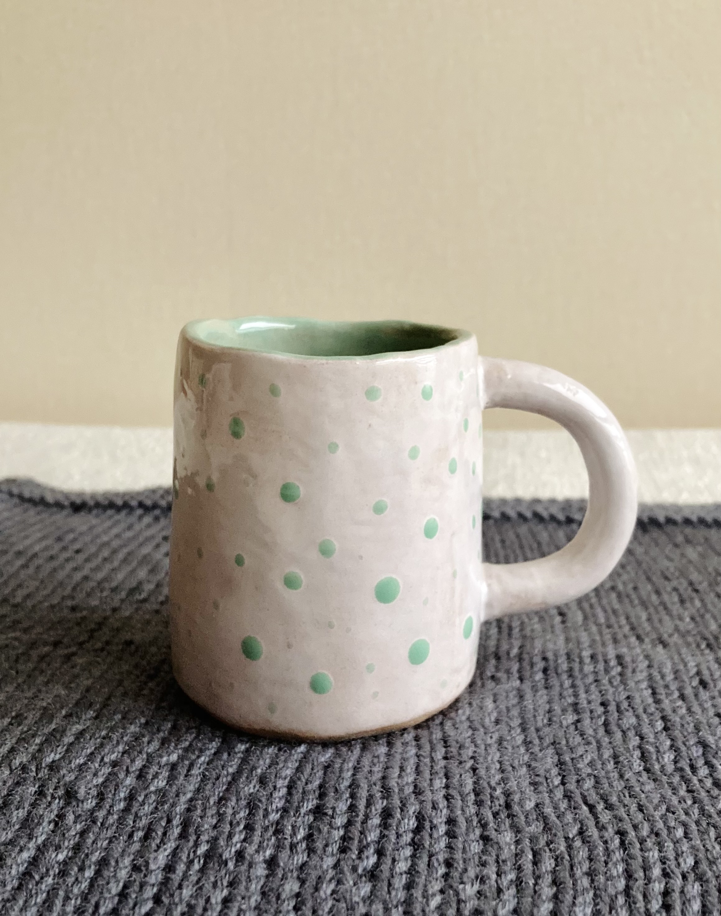 Hand pinched set of 4 espresso cups